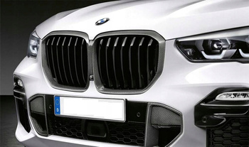Nerki grille przód BMW X5 G05 M Performance carbon